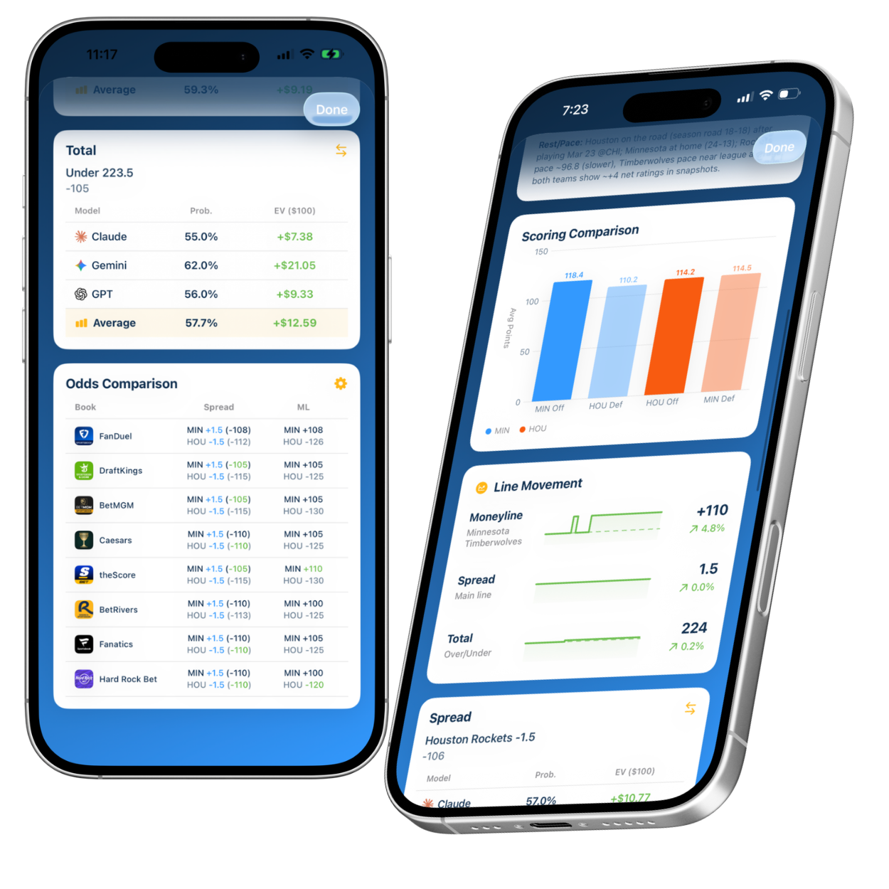 Juice Sports Betting Research App - Research Sports Bets with AI Analysis